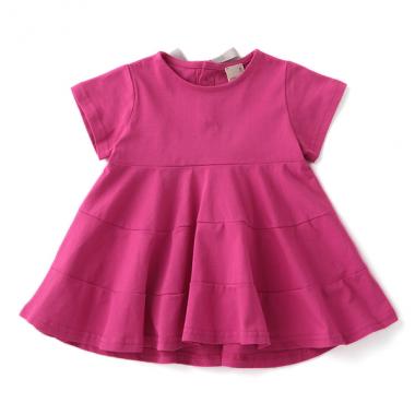 バックリボンAラインフレアチュニック