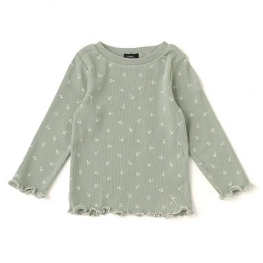 オーガニックコットン チェリーメロウリブTシャツ