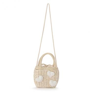 ハートモチーフつきミニバッグ