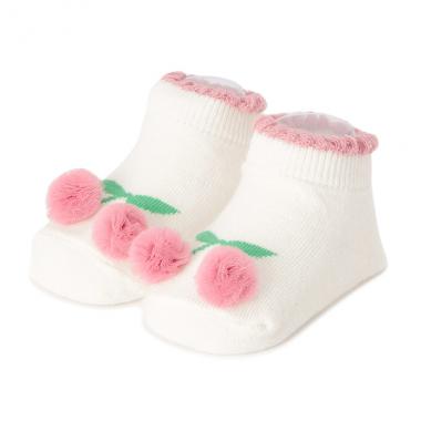 チェリーモチーフカップソックス