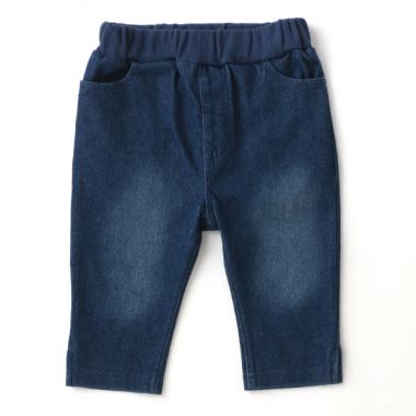 カットデニム7分丈スキニーパンツ