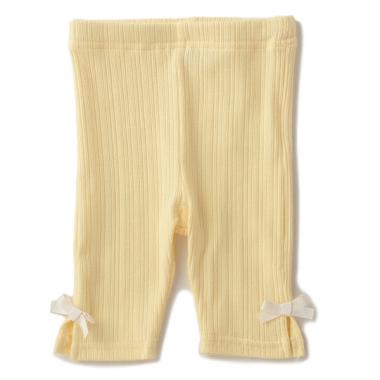 裾リボンレギンス