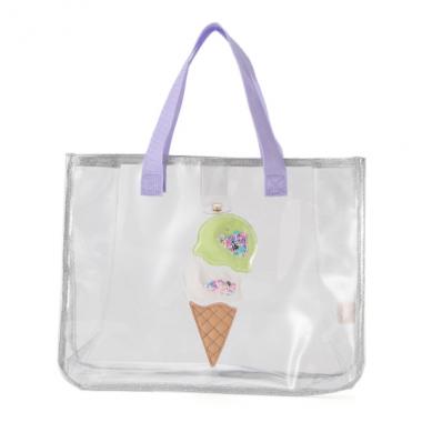 スパンコール入りクリアバッグ【SWIM】