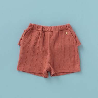 バックフリルカットショートパンツ