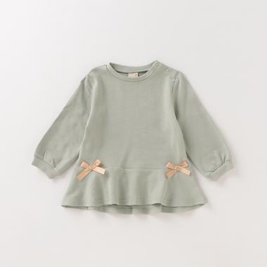 ロングペプラムTシャツ