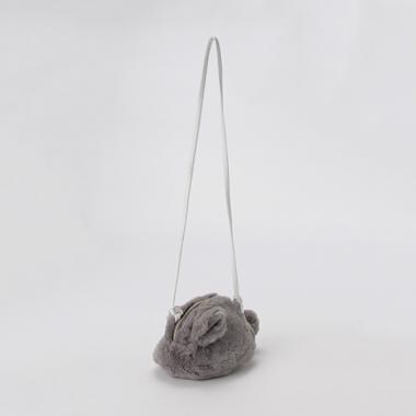 ウサギフェイクファーポシェット