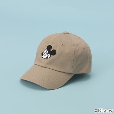 【DISNEY】 ミッキーマウスデザイン フェイスキャップ