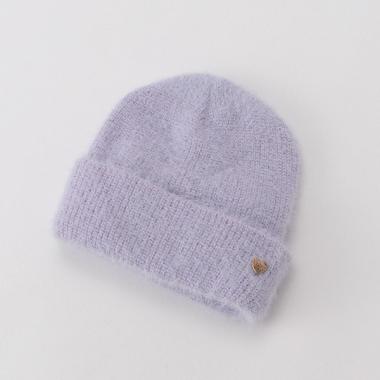 後ろベロアリボンシャギーニットキャップ