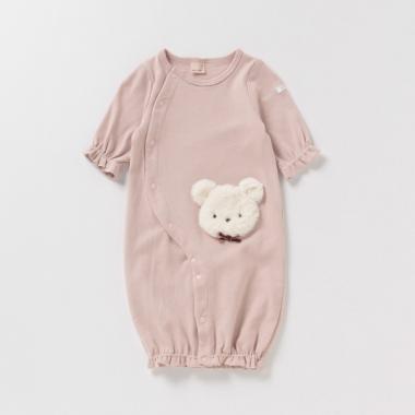 抗菌防臭 クマポケットつき2WAYオール