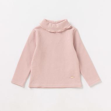 オーガニックコットン 裏起毛 ハイネックTシャツ