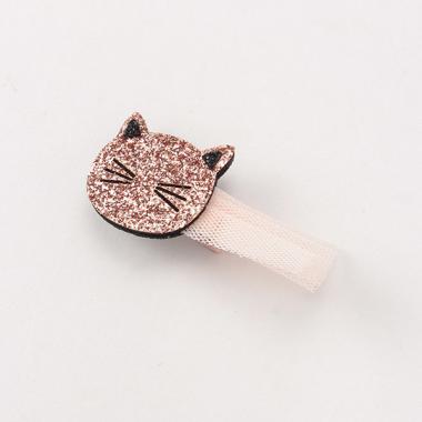 キラキラネコヘアクリップ