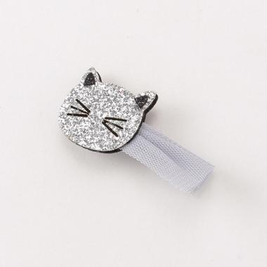 キラキラネコヘアクリップ