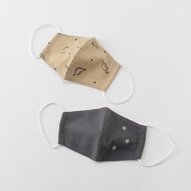 接触冷感 抗菌防臭 アソートマスク2Pセット