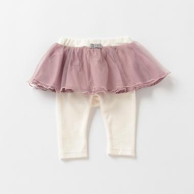 チュールスカートつきレギンス