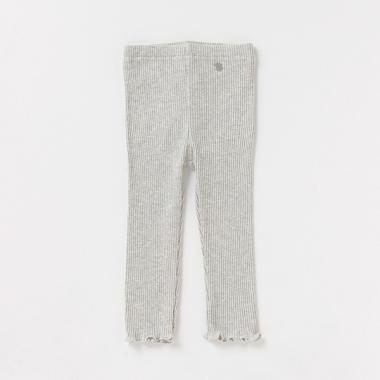 テレコ裾メロウレギンス