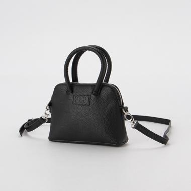 合皮台形ミニバッグ