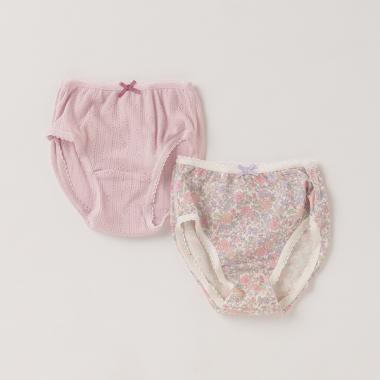 オーガニックコットン GIRLショーツ2枚セット