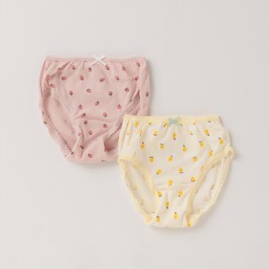 オーガニックコットン GIRLショーツ2枚セット