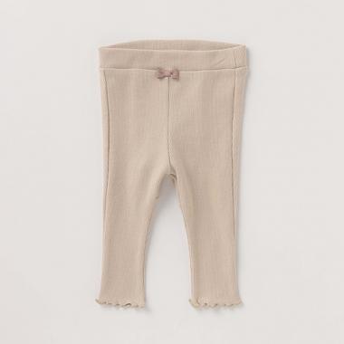 オーガニックコットン テレコメロウレギンス