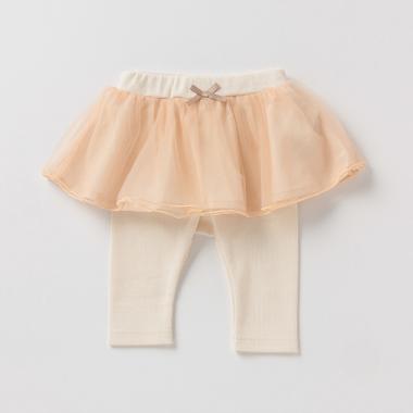 チュールスカートつきレギンス