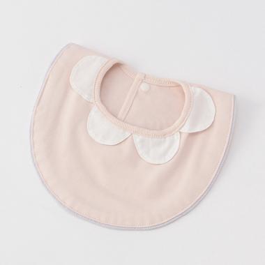 オーガニックコットン スカラップ衿スタイ