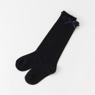 リボンつきハイソックス