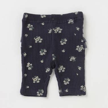 【接触冷感】 5分丈バックフリルレギンス