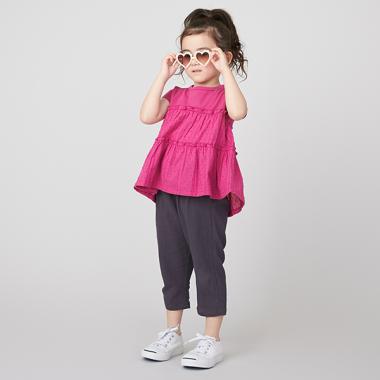 楊柳クロップドパンツ