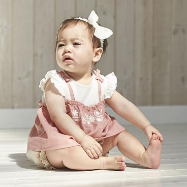 花刺繍キャミドッキングセットアッフ゜