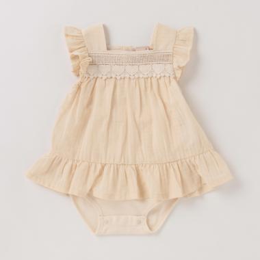 レース切り替えワンピロンパース