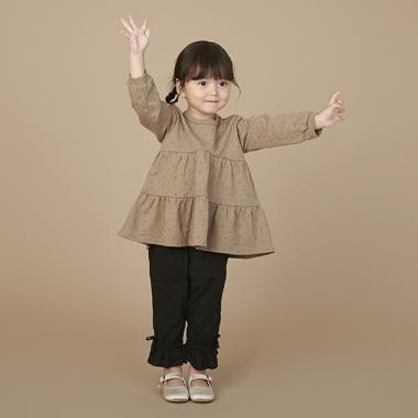 【リンク】裾フリルタックパンツ(キッズサイズ)