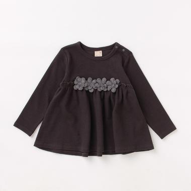 【リンク】花レースカットチュニック(キッズサイズ)