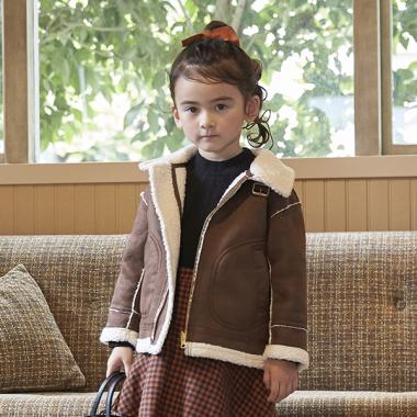 【リンク】ボアムートンB3ジャケット(キッズサイズ)