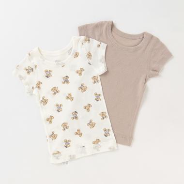 【オーガニック】2P半袖肌着