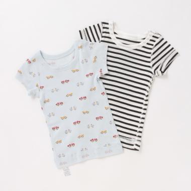 【オーガニック】2P半袖肌着