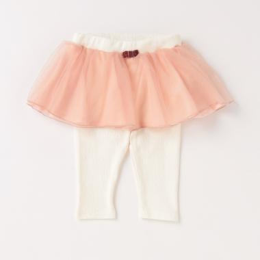 チュールスカートつきレギンス