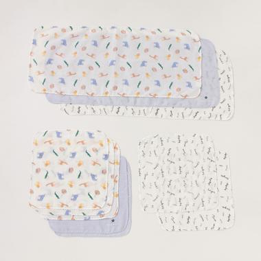 【お肌にやさしい弱酸性】ハンカチ10Pセット