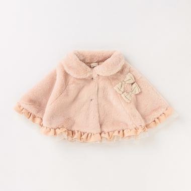 【抗菌防臭】リボンファーケープ