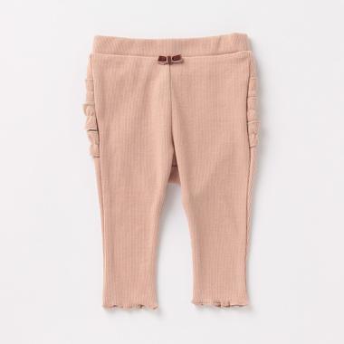 【オーガニック】バックフリルレギンス