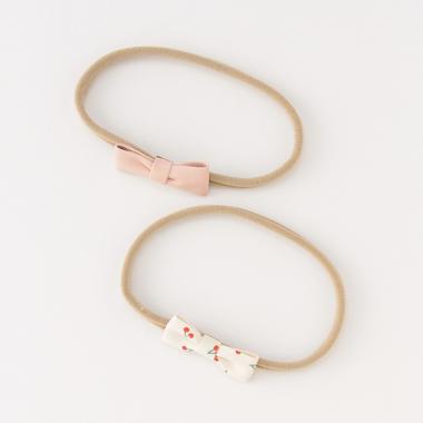 ミニリボンヘアバンド2P