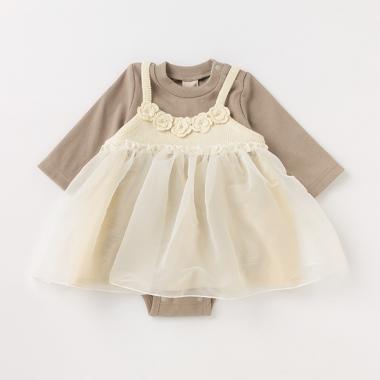 花モチーフワンピースセット