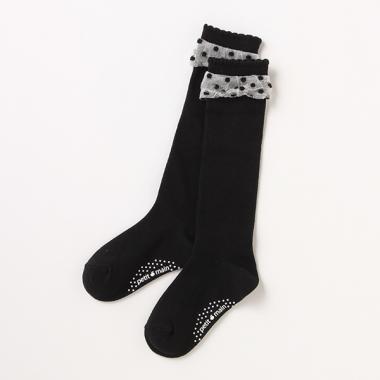 ドットチュールハイソックス