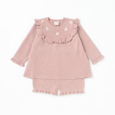 花刺しゅうチュニックセットアップ