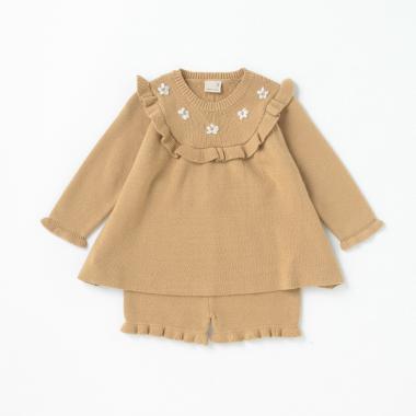 花刺しゅうチュニックセットアップ