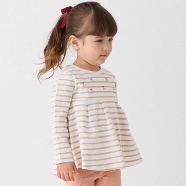 【オーガビッツ】チェリープリント長袖T