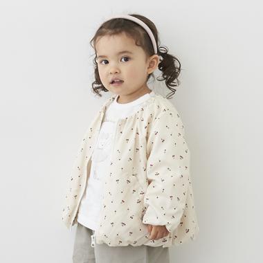 【撥水加工】チェリー総柄ブルゾン