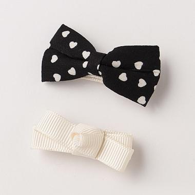 2Pリボンヘアクリップ