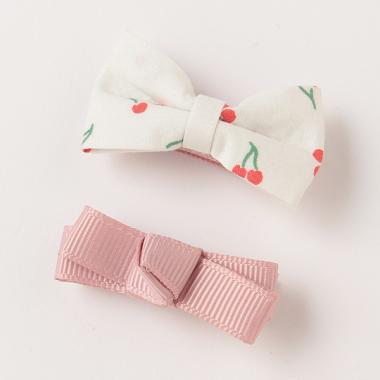 2Pリボンヘアクリップ