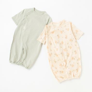 【弱酸性】7分袖2WAYオール