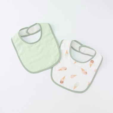 【オーガニック】ガーゼスタイ2Pセット